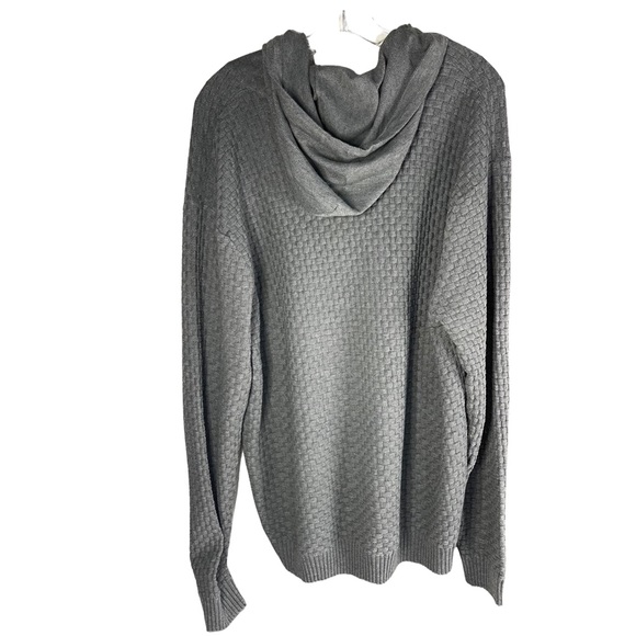 Gray Zaitun Longsleeve Hooded Sweater Zaitun XXL Weaved Pattern - Picture 2 of 4